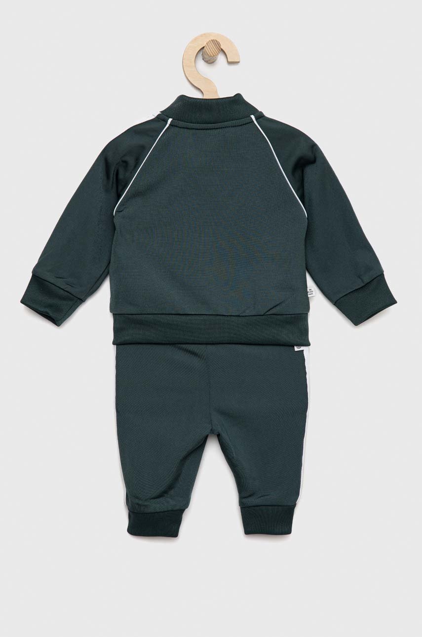 

Дитячий спортивний костюм adidas Originals колір зелений
