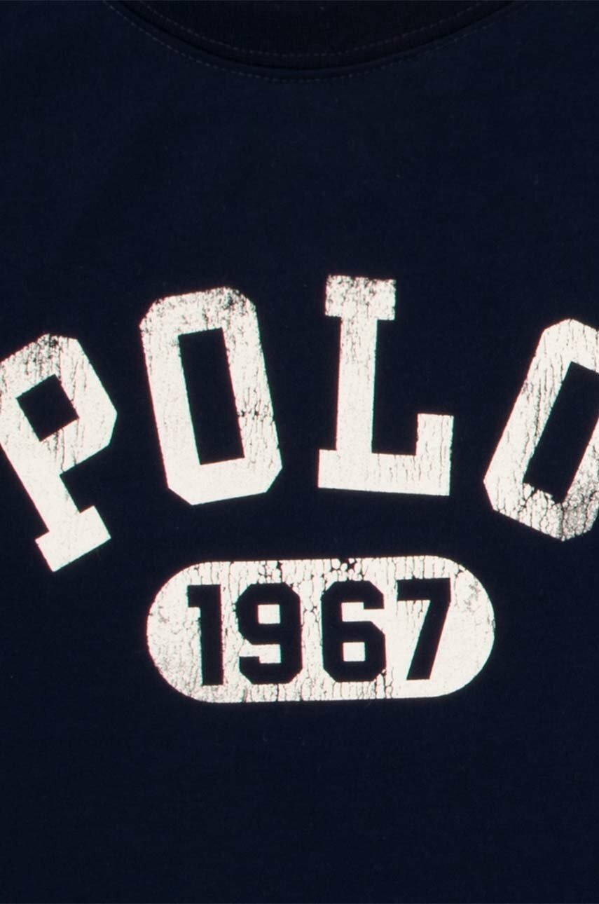 

Дитяча піжама Polo Ralph Lauren колір синій з принтом