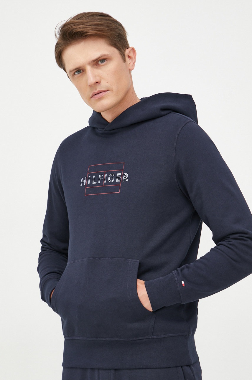 

Бавовняний спортивний костюм Tommy Hilfiger чоловічий колір синій