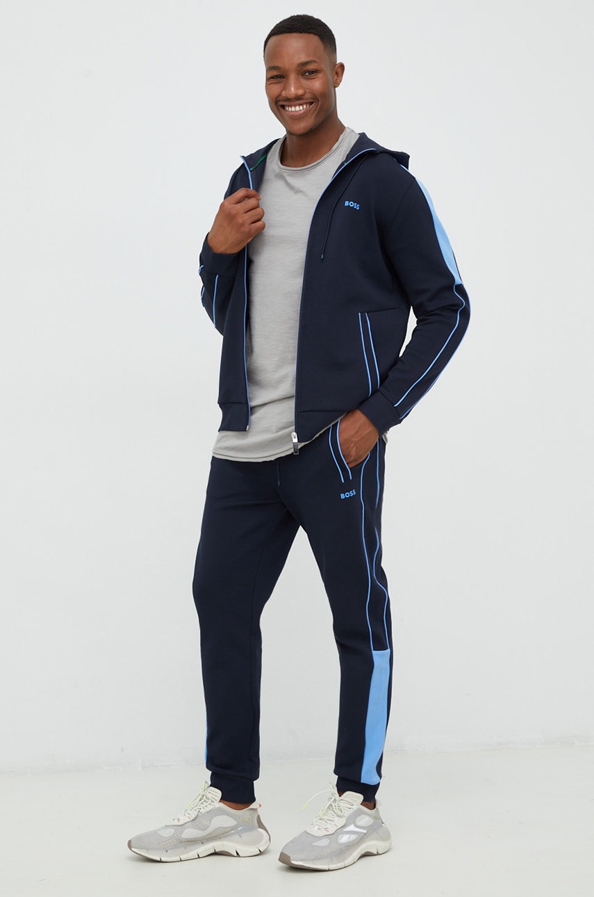 

Анцуг BOSS Boss Athleisure мъжки в тъмносиньо, Тъмносин