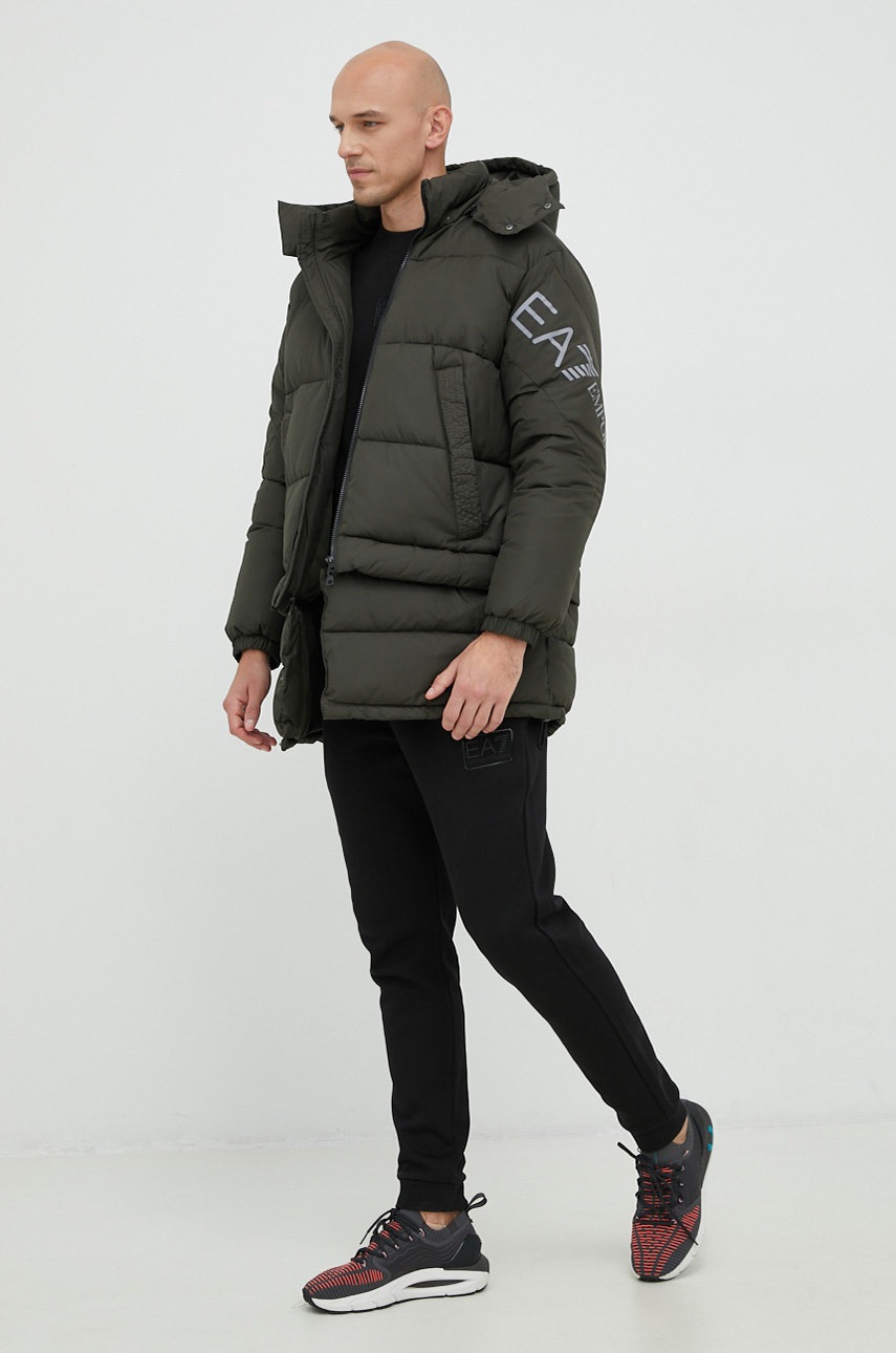 

Спортивный костюм EA7 Emporio Armani мужской цвет чёрный
