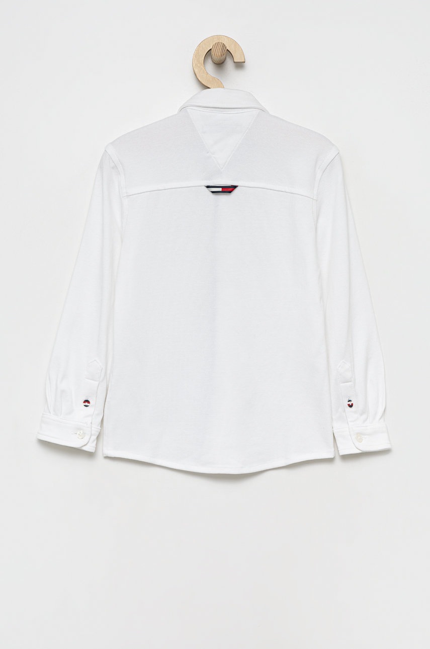 

Дитяча сорочка Tommy Hilfiger колір білий