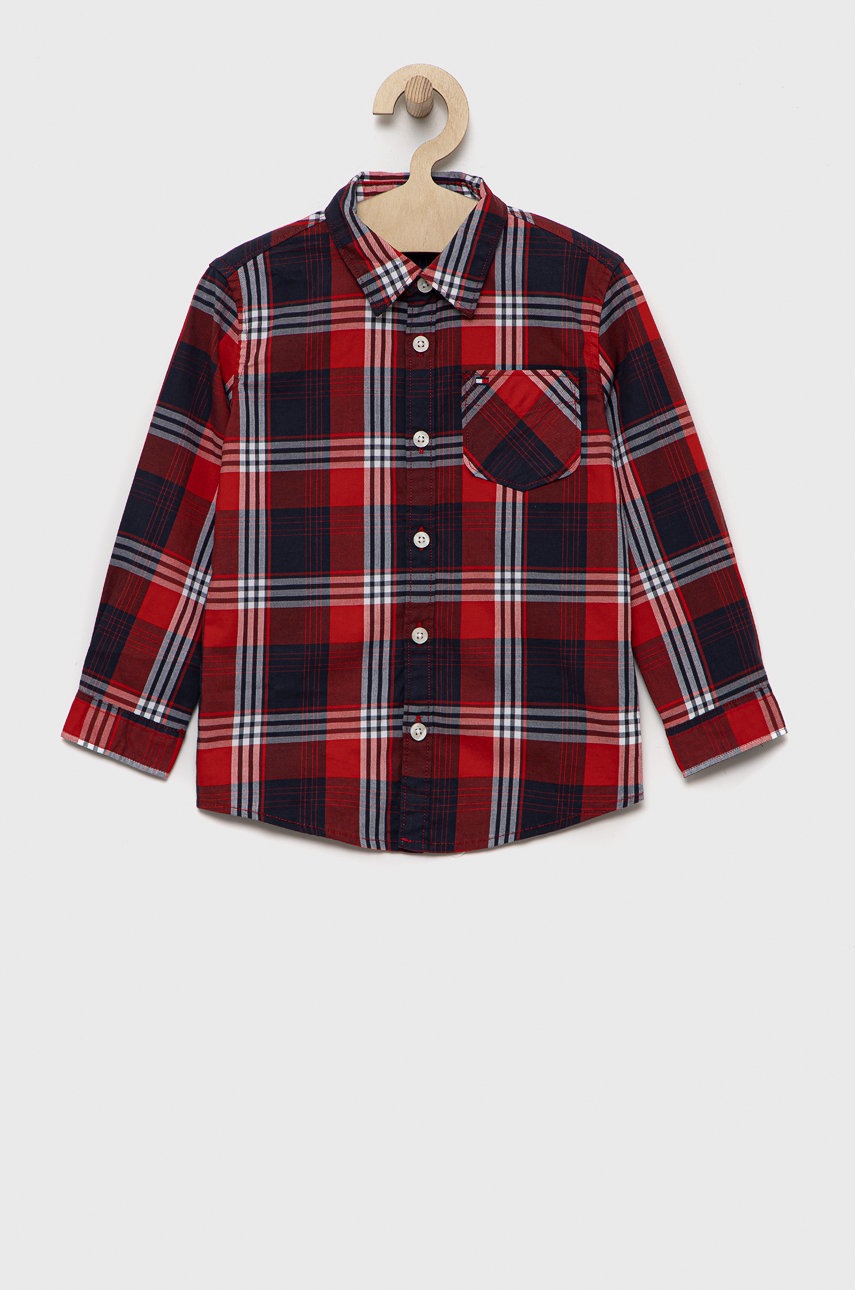

Детска риза Tommy Hilfiger в червено, Червен