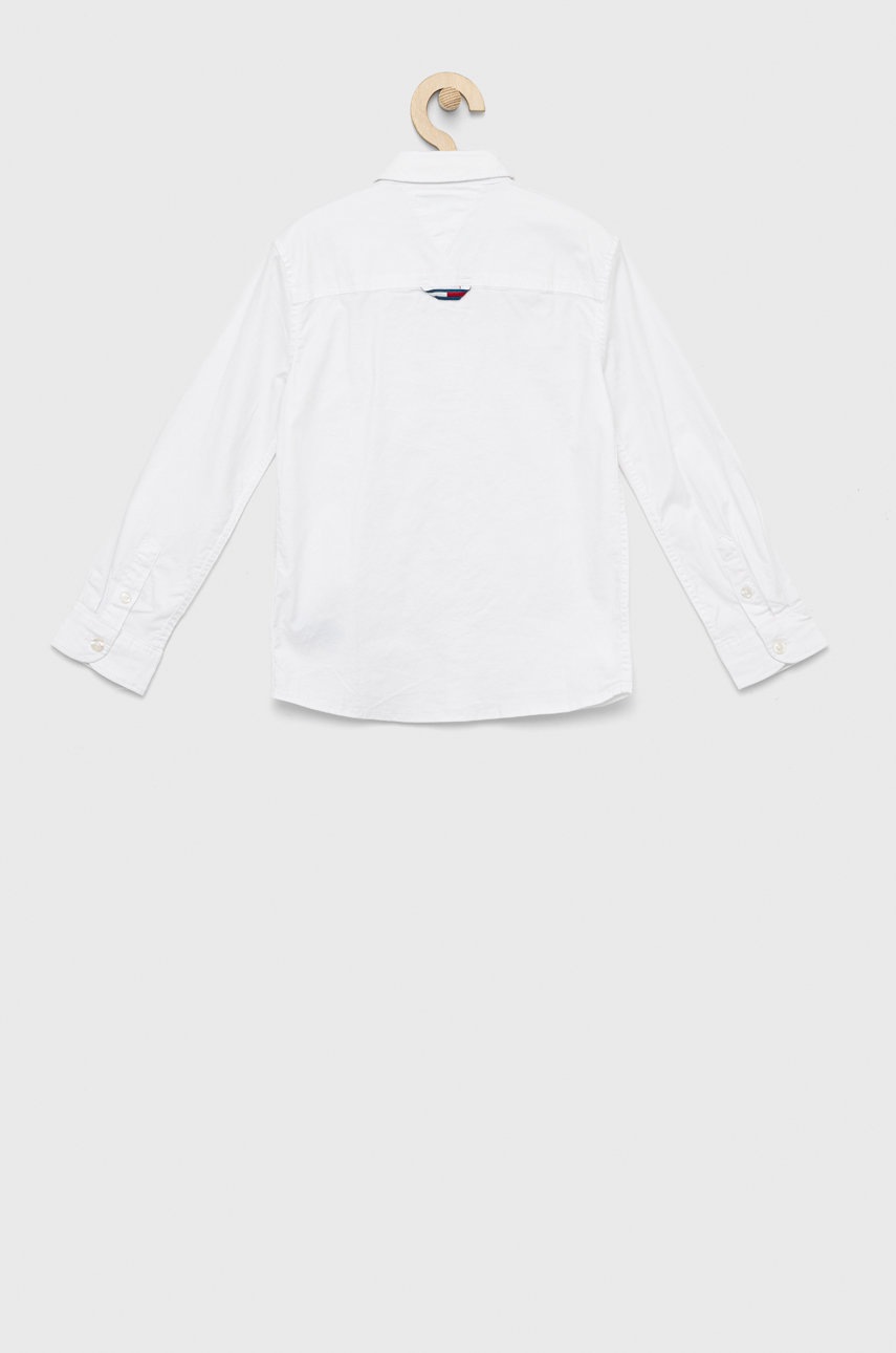 

Детская рубашка Tommy Hilfiger цвет белый