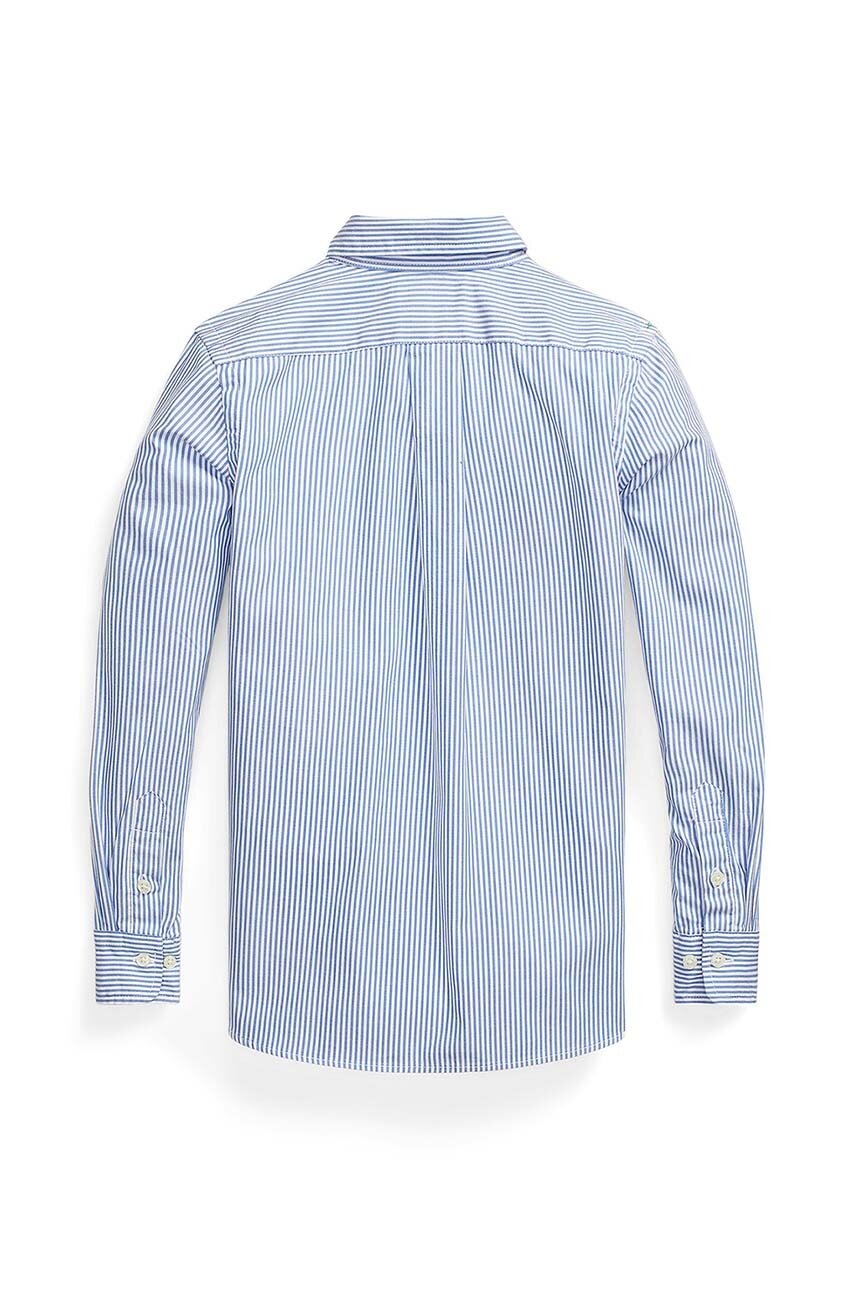 Детская хлопковая рубашка Polo Ralph Lauren