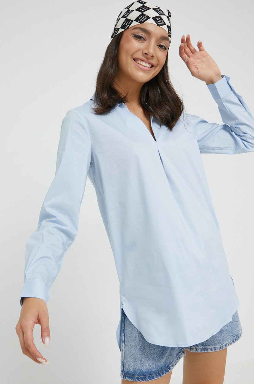 

Блуза JDY в лилаво с изчистен дизайн, Виолетов