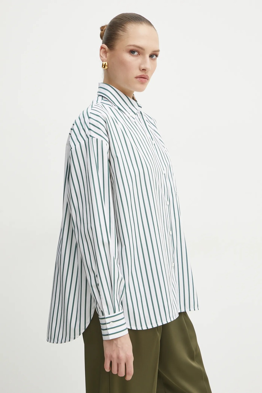 Βαμβακερό πουκάμισο Ivy Oak χρώμα: άσπρο, IO1122F2253 φωτογραφία