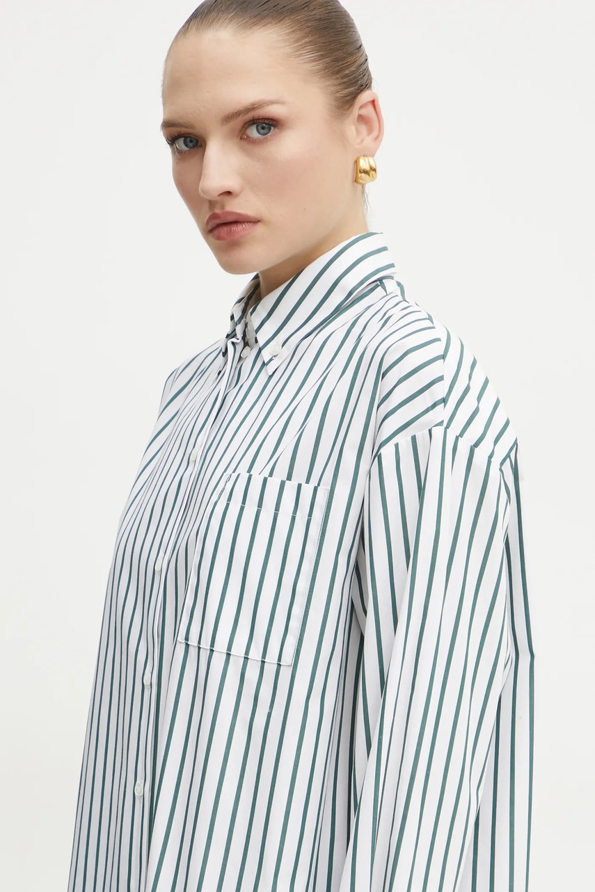 Βαμβακερό πουκάμισο Ivy Oak χρώμα: άσπρο, IO1122F2253 φωτογραφία