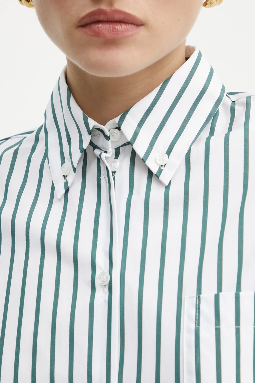 Βαμβακερό πουκάμισο Ivy Oak χρώμα: άσπρο, IO1122F2253 φωτογραφία