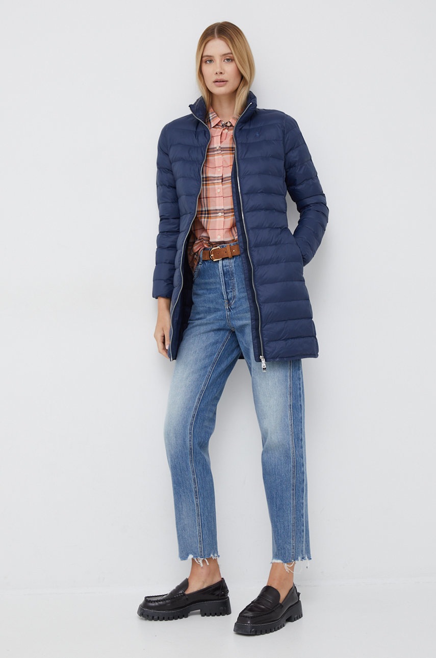 

Хлопковая рубашка Scotch & Soda женская regular классический воротник