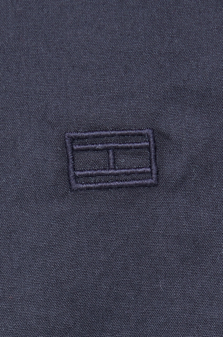 

Хлопковая рубашка Tommy Hilfiger мужская цвет синий regular воротник button-down