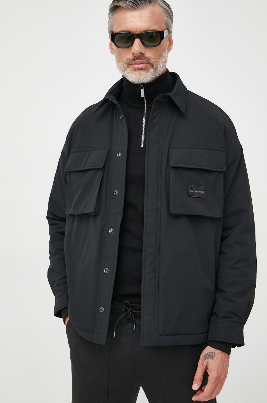 

Яке Calvin Klein Jeans в черно с преходна изолация, Черен