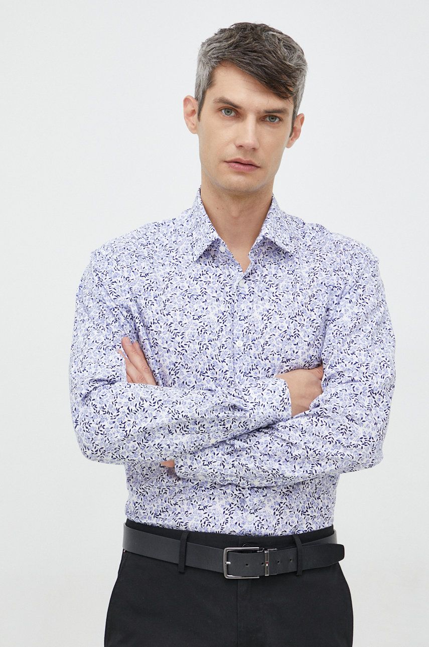 E-shop Košile Karl Lagerfeld slim, s klasickým límcem