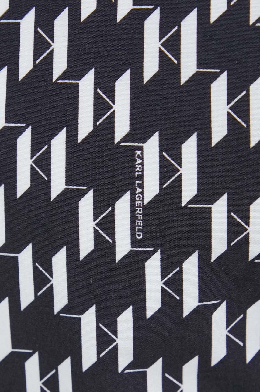 

Бавовняна сорочка Karl Lagerfeld чоловіча колір синій relaxed класичний комір
