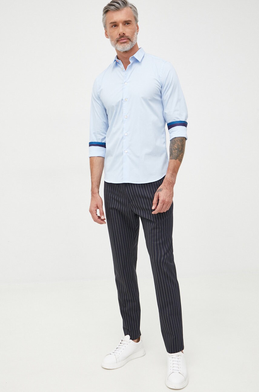 

Рубашка PS Paul Smith мужская slim классический воротник