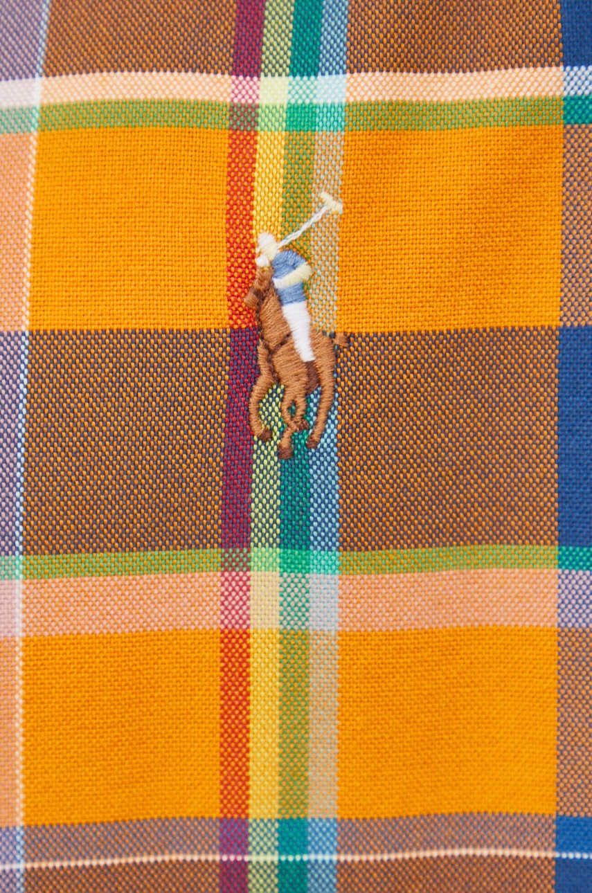 

Бавовняна сорочка Polo Ralph Lauren чоловіча slim комір button-down
