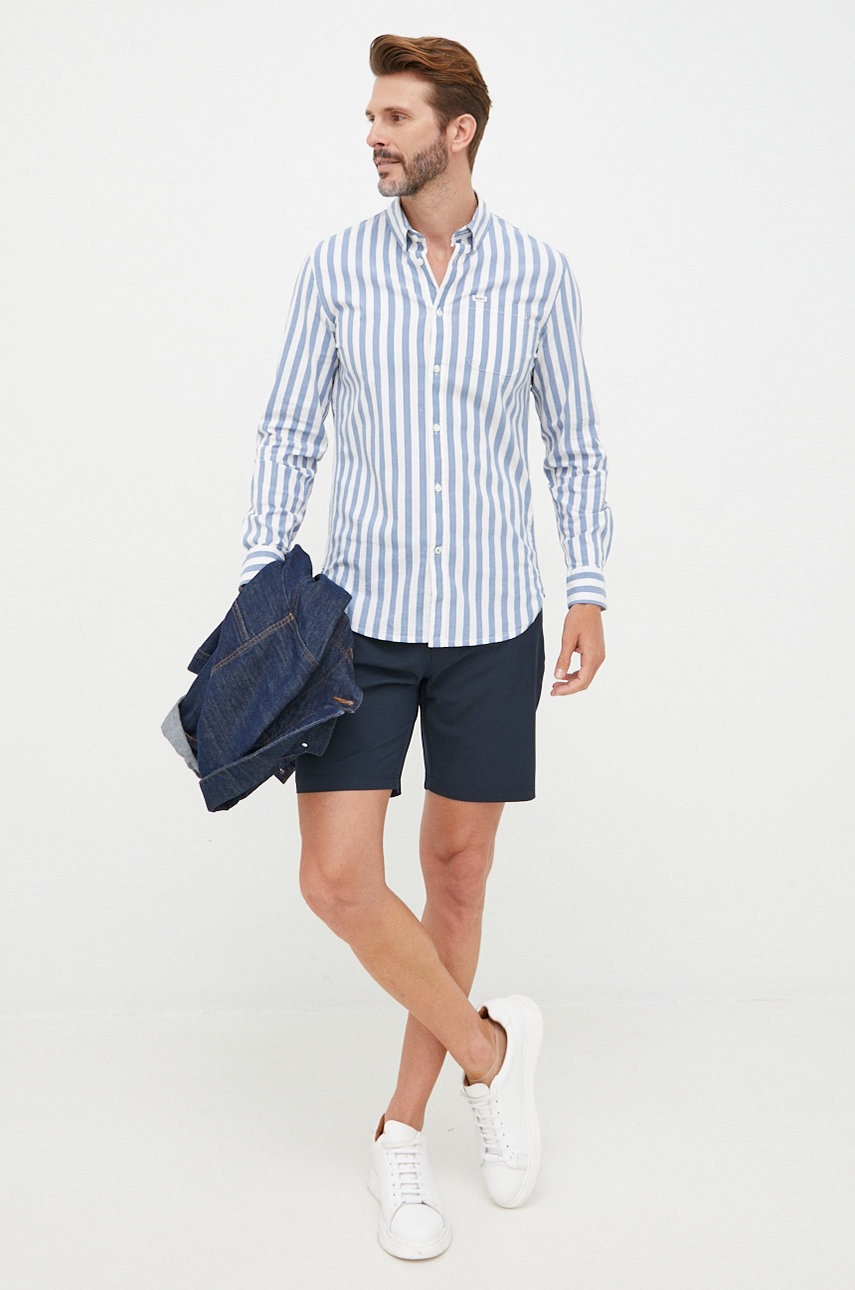 

Рубашка Pepe Jeans мужская slim воротник button-down