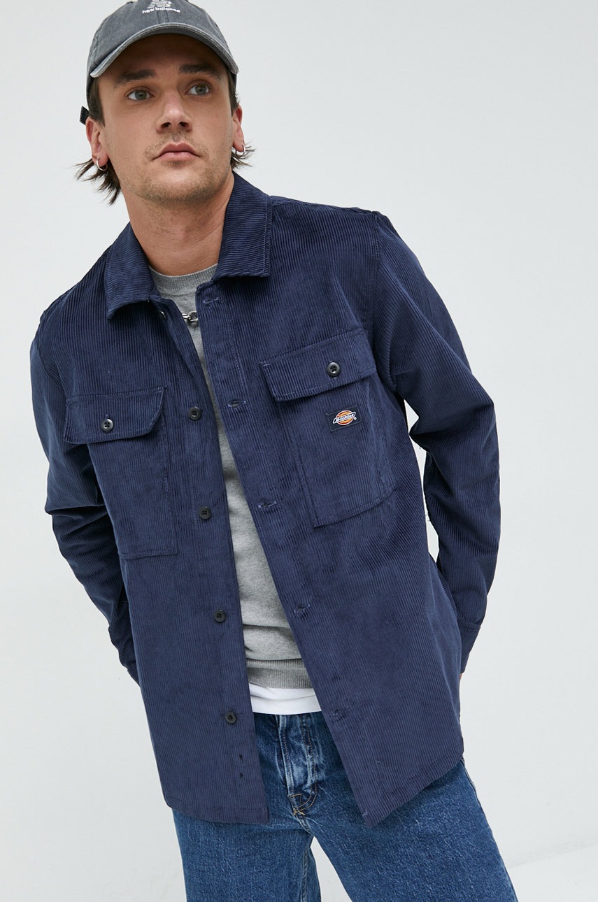 

Вельветовая куртка Dickies мужская цвет синий