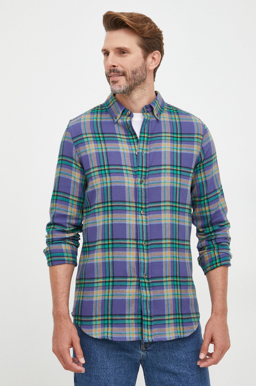 Ps paul smith camasa din bumbac barbati, cu guler button-down, regular