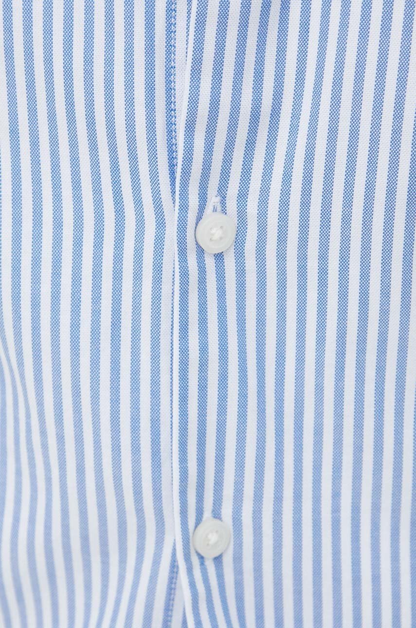 

Бавовняна сорочка Selected Homme чоловіча slim комір button-down