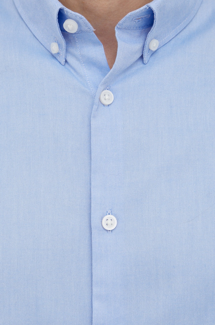 

Бавовняна сорочка Selected Homme чоловіча slim комір button-down