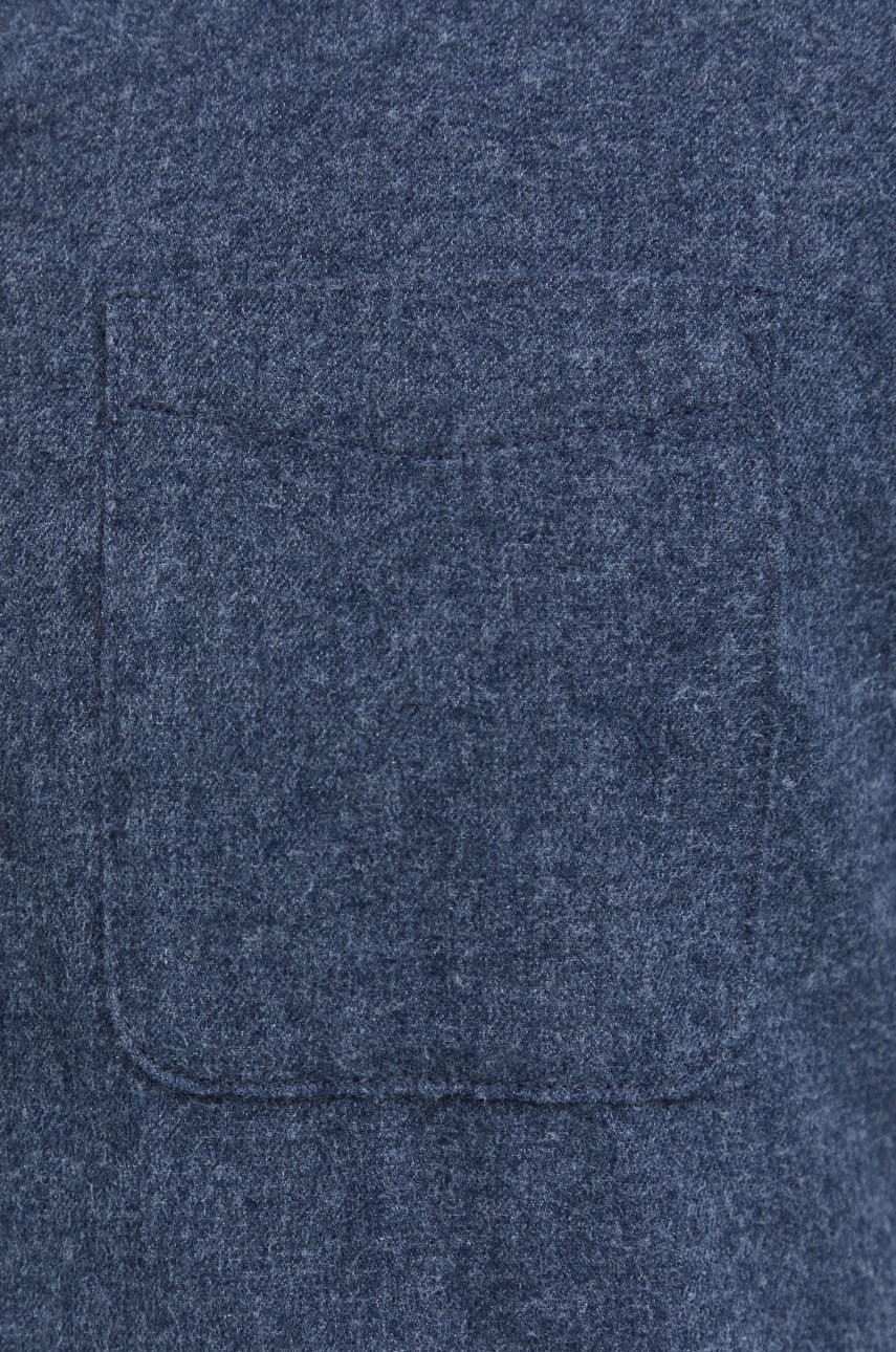 

Сорочка Produkt by Jack & Jones чоловіча колір синій slim комір button-down