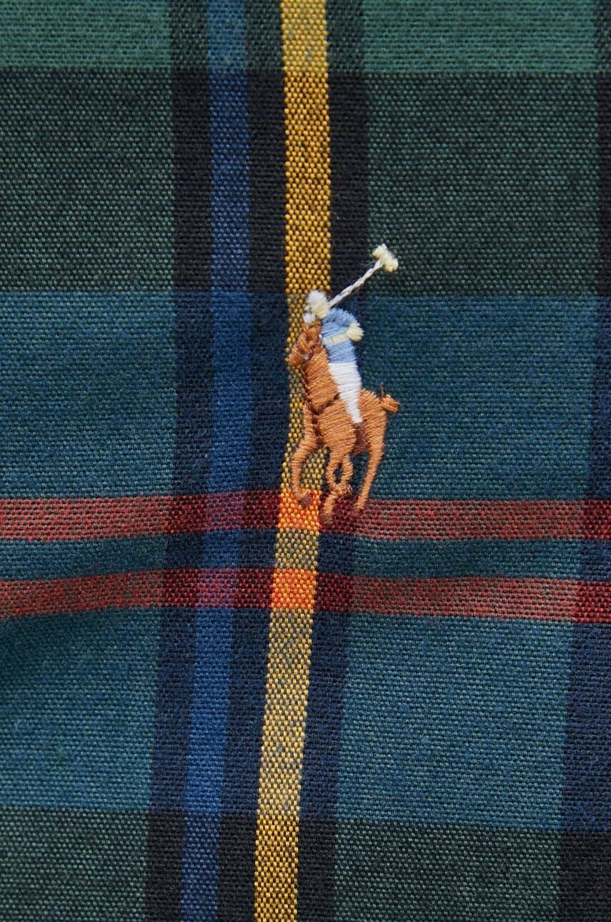 

Бавовняна сорочка Polo Ralph Lauren чоловіча slim комір button-down