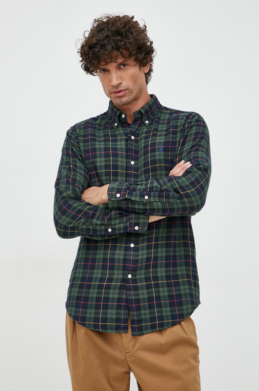

Бавовняна сорочка Polo Ralph Lauren чоловіча regular комір button-down