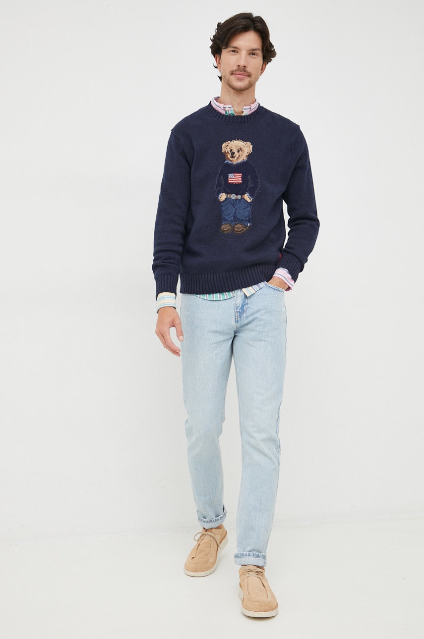 

Сорочка Polo Ralph Lauren чоловіча slim комір button-down