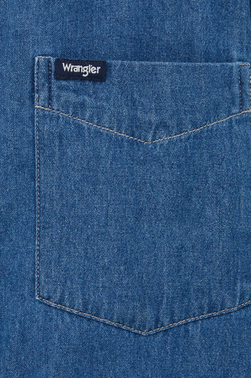 

Джинсова сорочка Wrangler чоловіча regular комір button-down