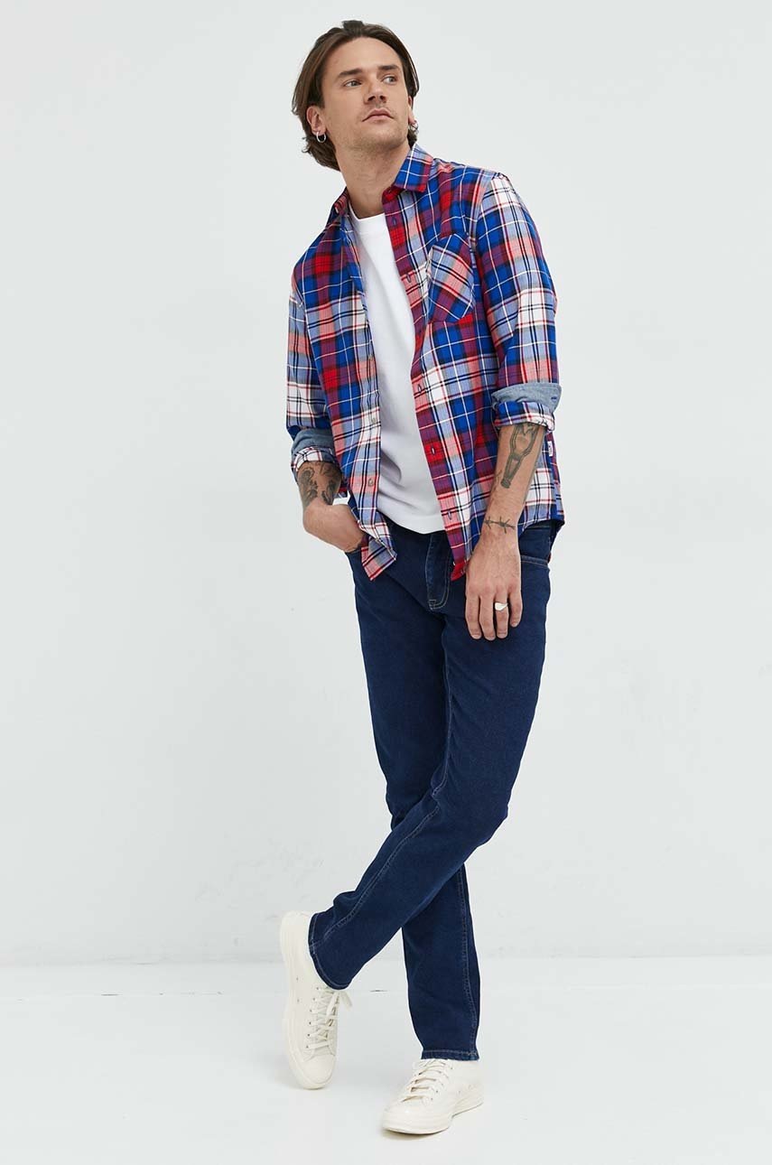 

Сорочка Tommy Jeans чоловіча regular класичний комір