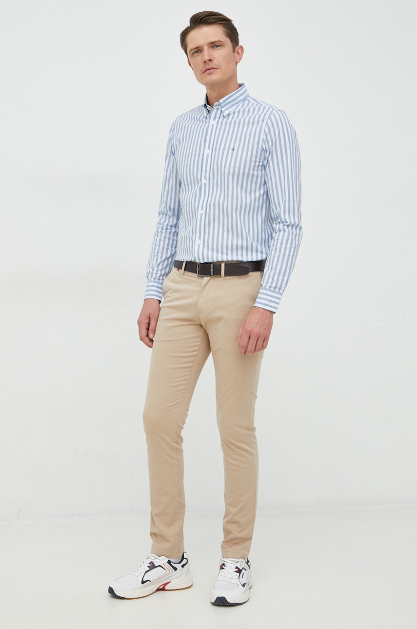 

Рубашка Tommy Hilfiger мужская slim воротник button-down