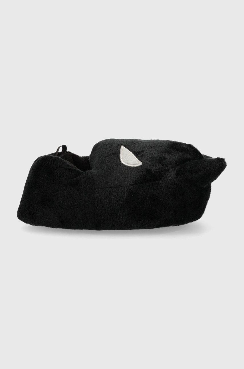 Dětské papuče GAP černá barva - černá -  Svršek: Textilní materiál Vnitřek: Textilní mater