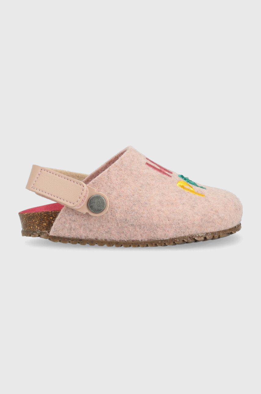 Dětské papuče Garvalin růžová barva - růžová -  Svršek: Textilní materiál Vnitřek: Textiln