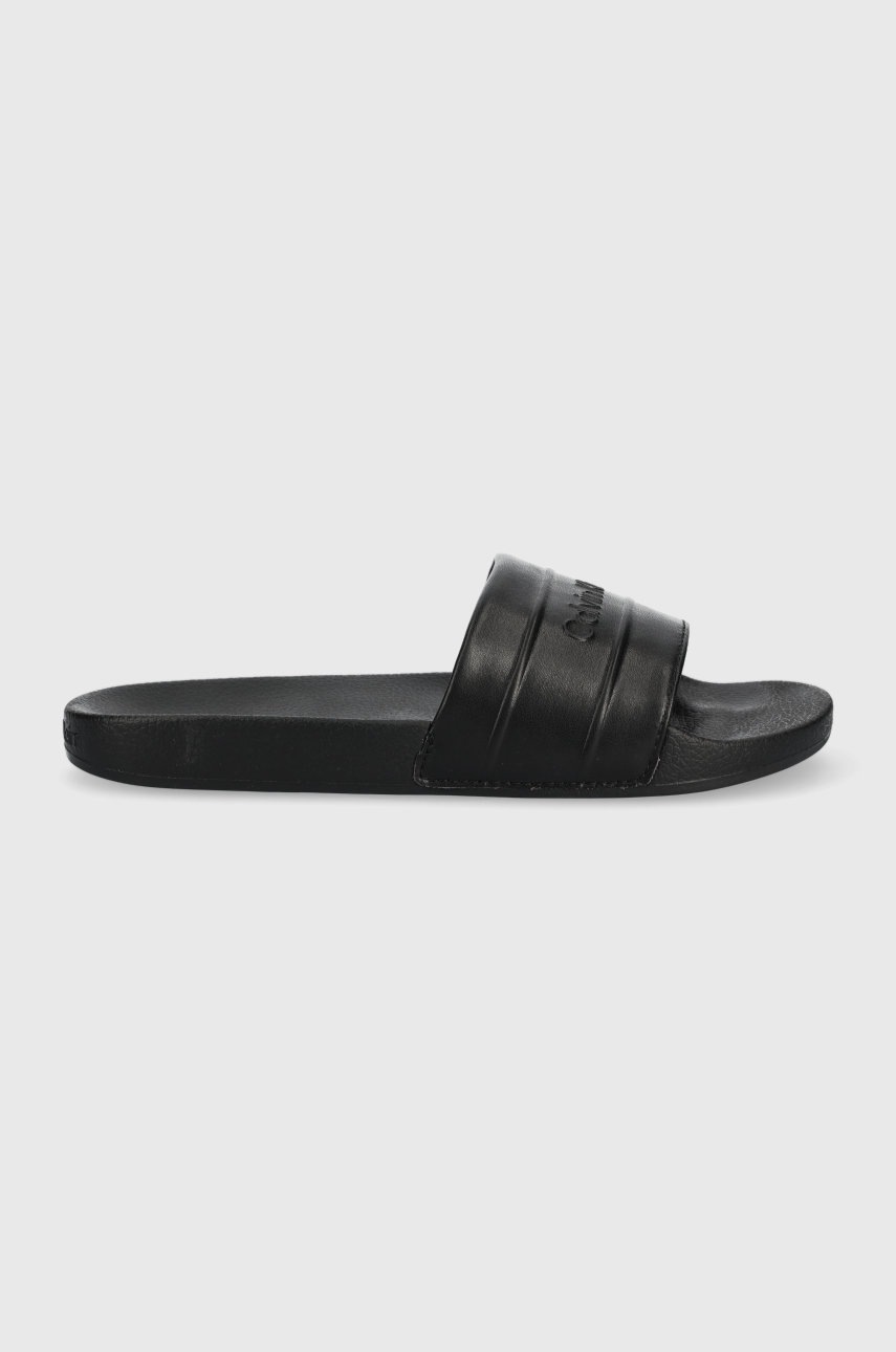 

Чехли Calvin Klein Pool Slide в черно, Черен