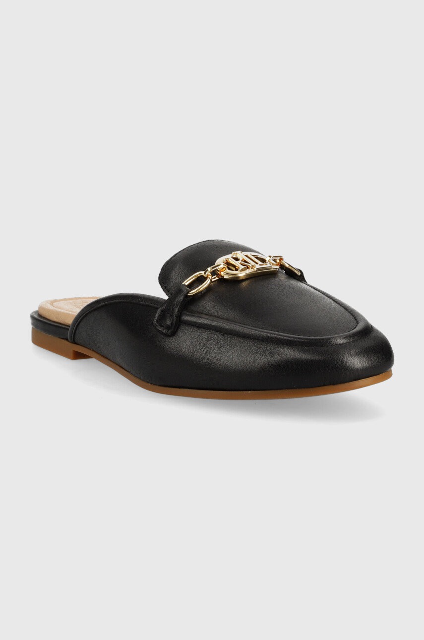 

Кожаные шлепанцы Lauren Ralph Lauren Mule женские цвет чёрный 802872437001