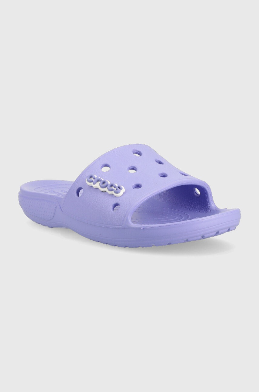 

Шлепанцы Crocs Classic Crocs Slide женские цвет фиолетовый 206121