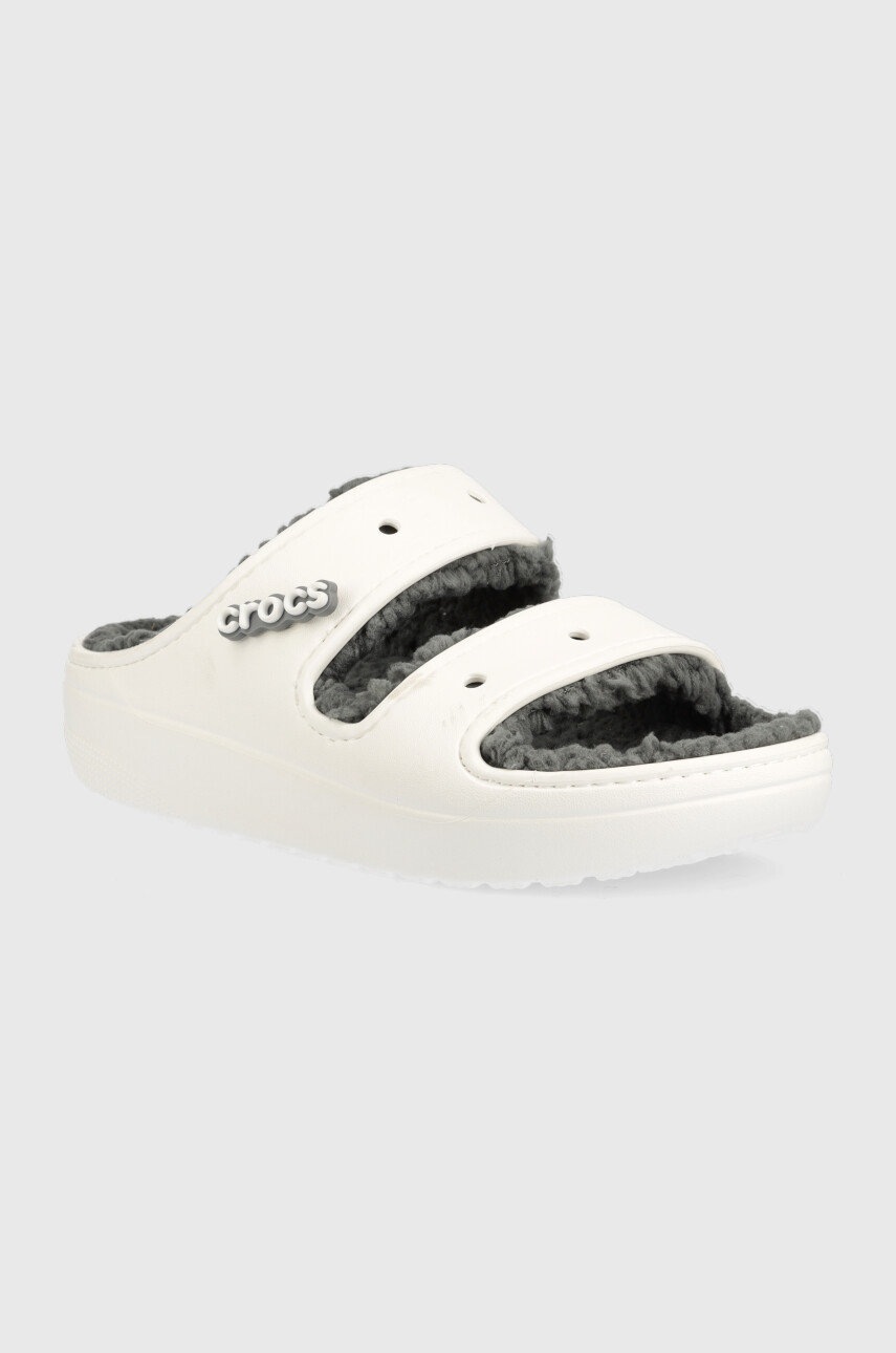 

Шльопанці Crocs Classic Cozzzy Sandal колір білий 207446