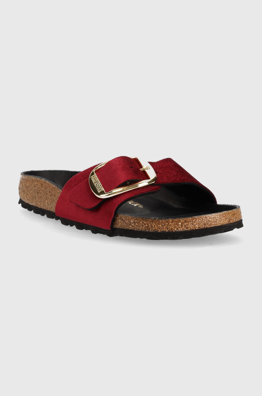 

Шлепанцы Birkenstock Madrid Bb женские цвет бордовый