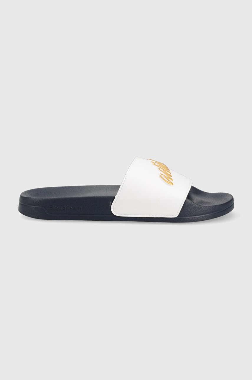 Adidas papuci femei, culoarea albastru marin