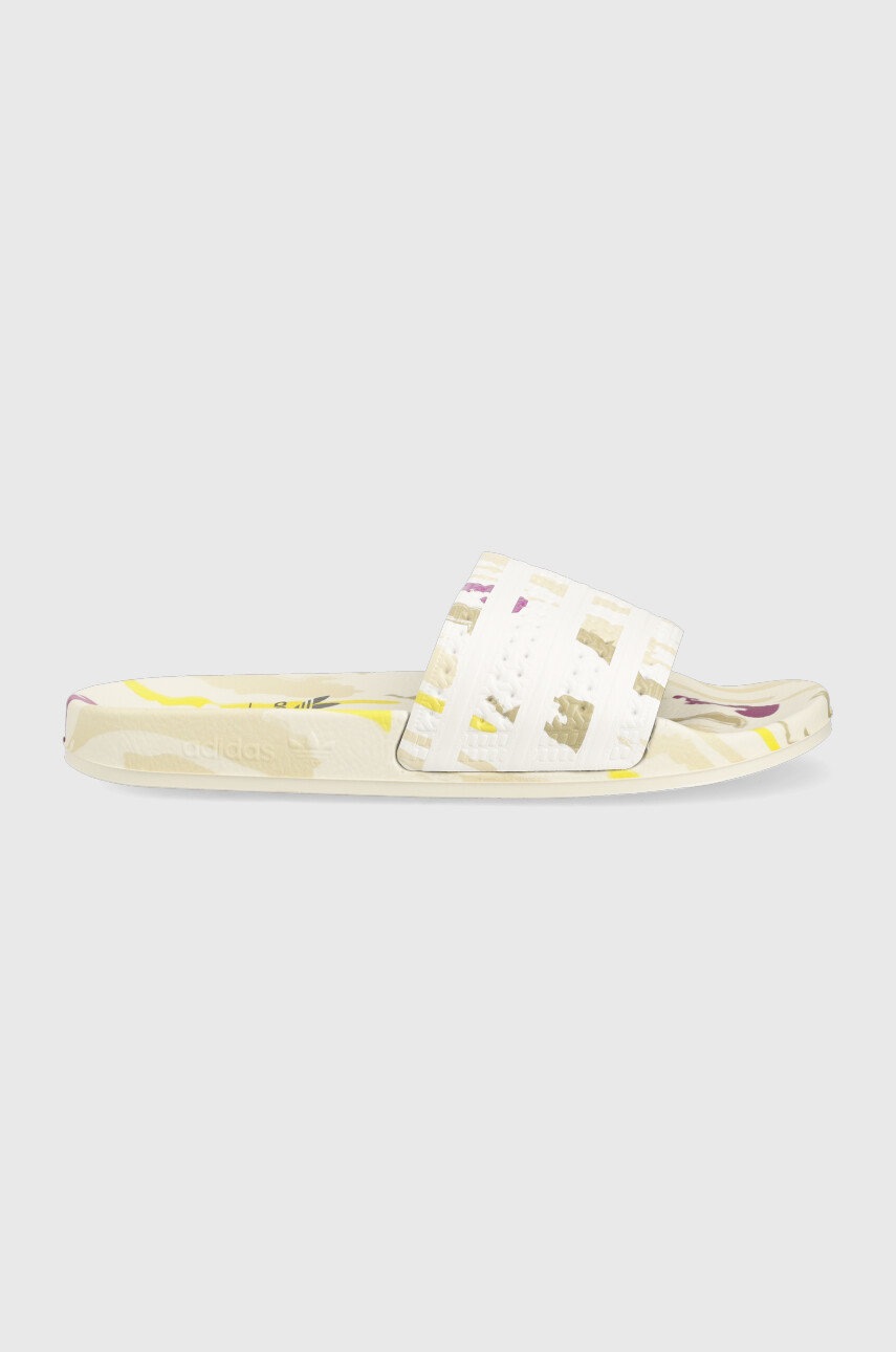 

Шлепанцы adidas Originals Adilette X Thebe Magugu женские цвет бежевый