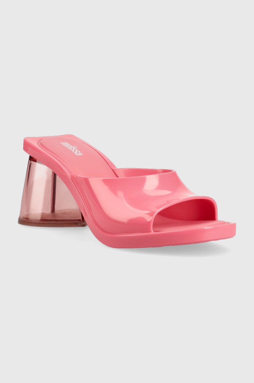 

Шлепанцы Melissa Candy Ad женские цвет розовый каблук кирпичик