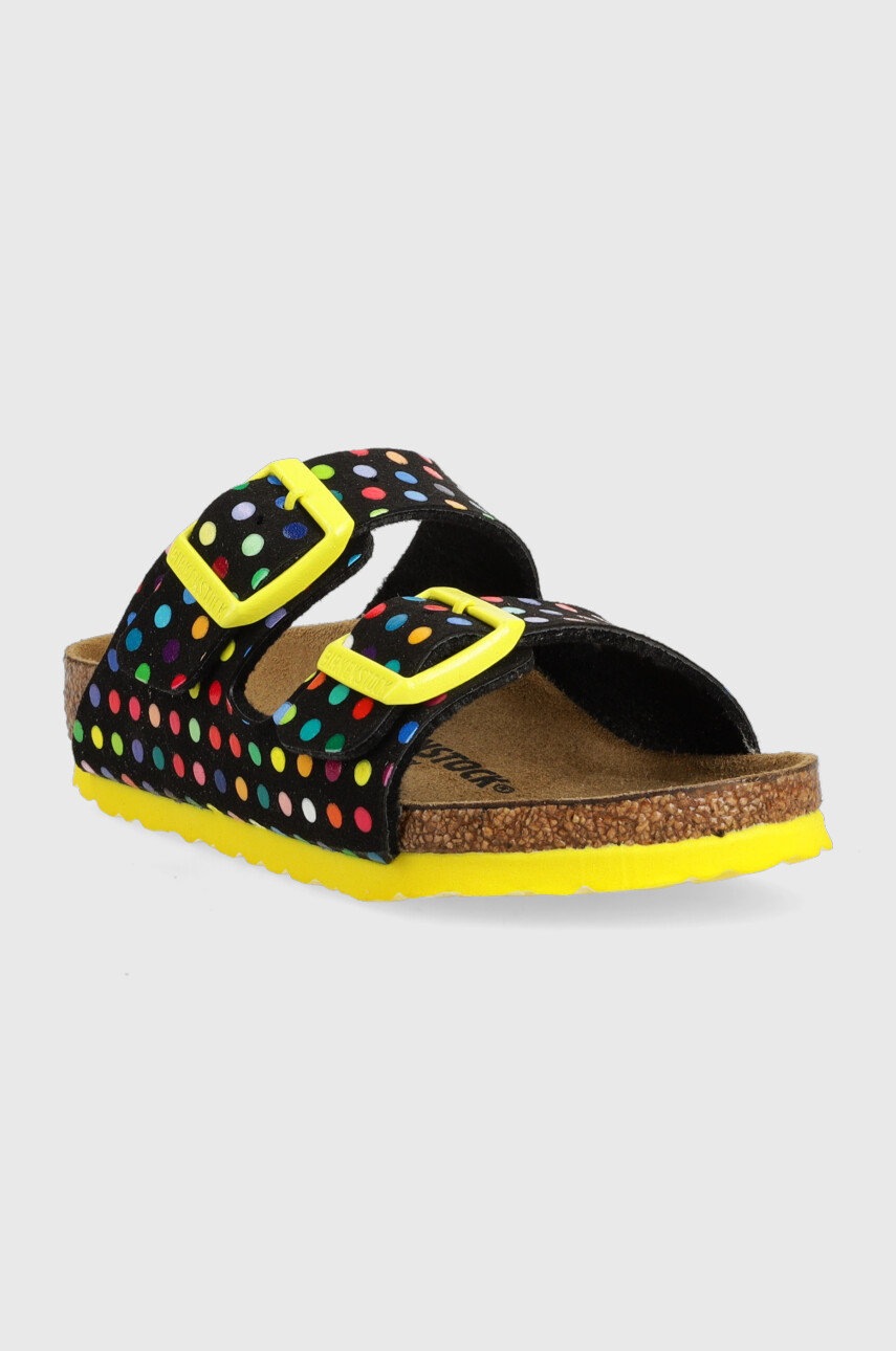 Детские шлепанцы Birkenstock цвет чёрный Narrow Width