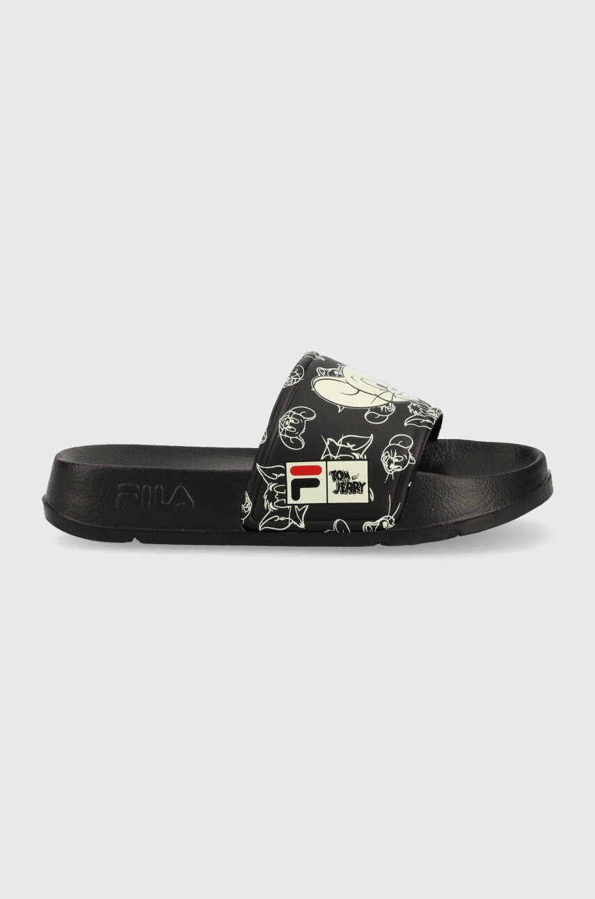 

Дитячі шльопанці Fila X Tom&jerry колір чорний