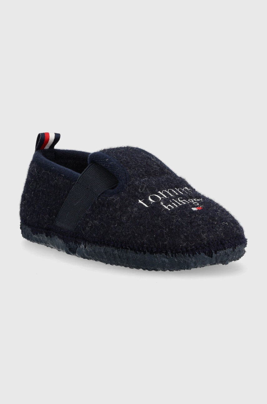 

Дитячі тапочки Tommy Hilfiger колір синій