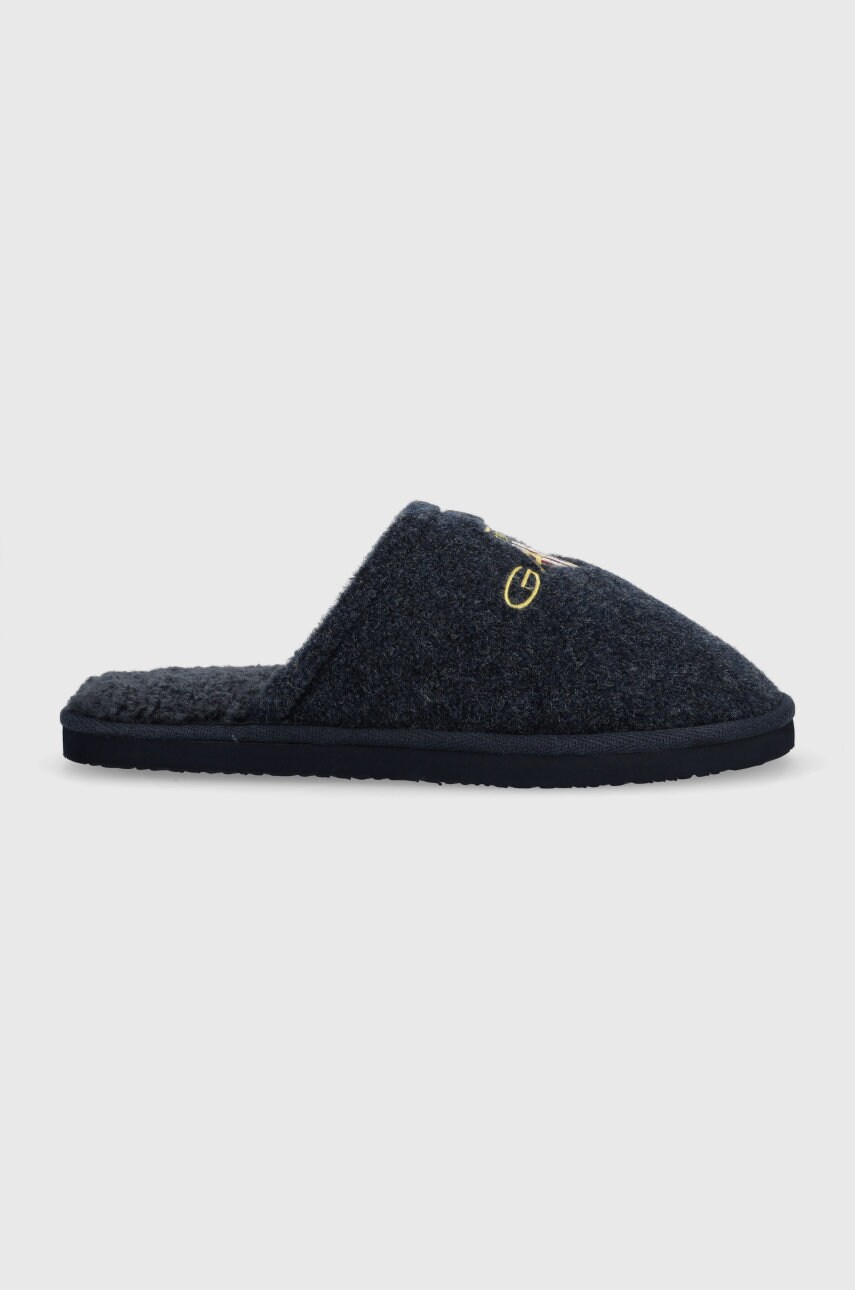 Gant papuci de lana tamaware , culoarea albastru marin