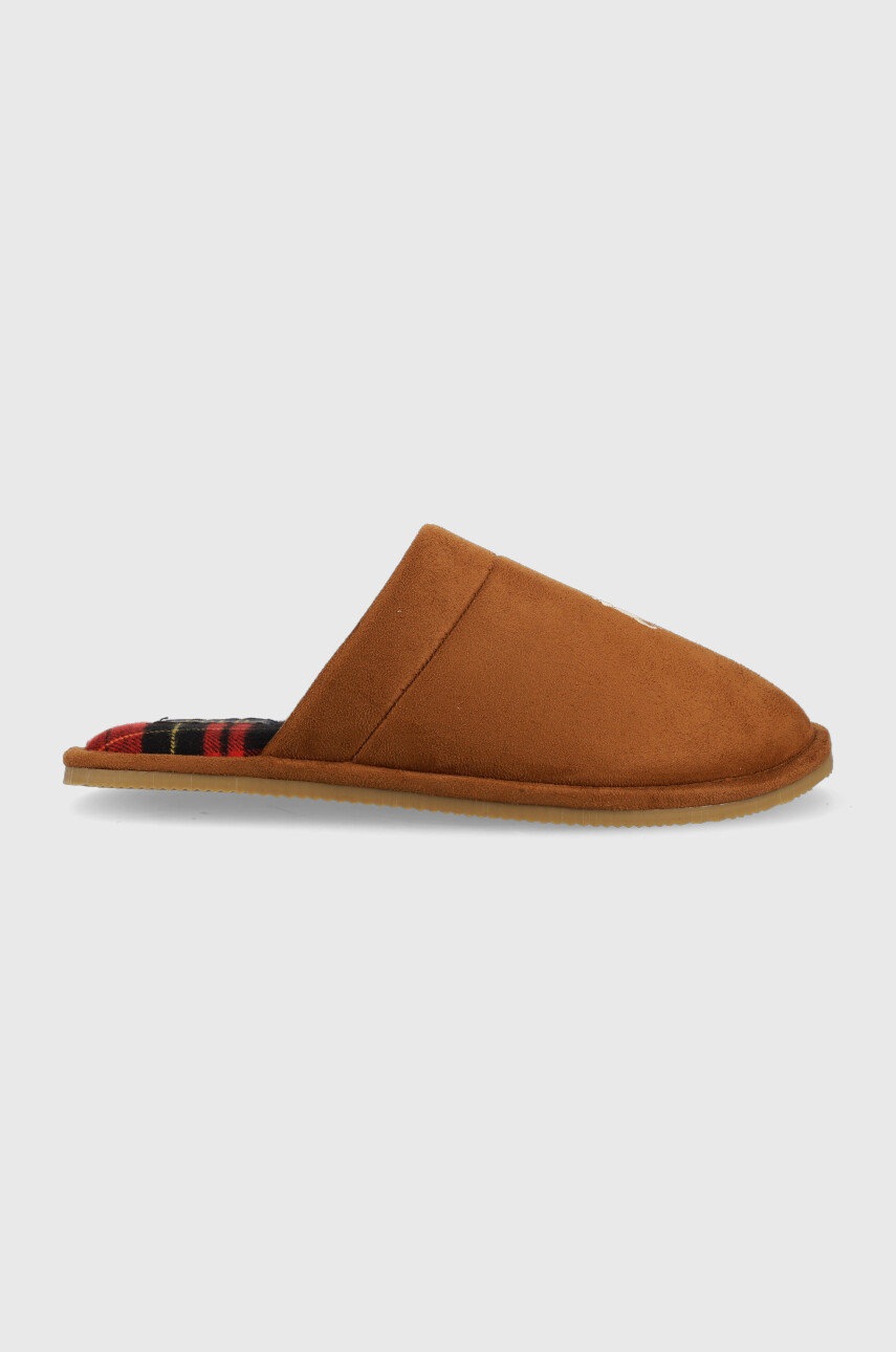 

Тапки Polo Ralph Lauren Klarence цвет коричневый RF103841