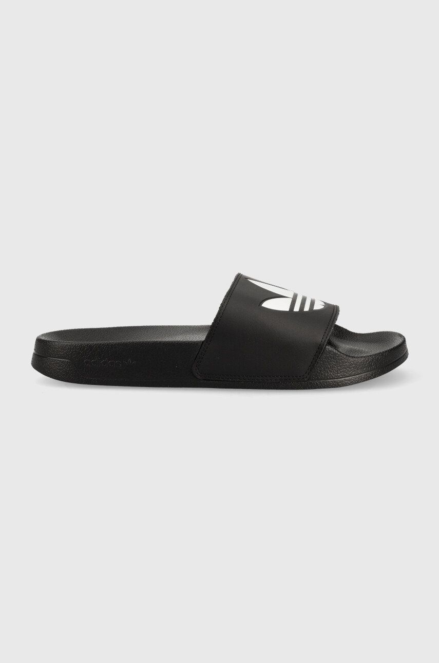 adidas Originals papuci Adilette FU8298 bărbați, culoarea negru FU8298-CBLACK/WHT