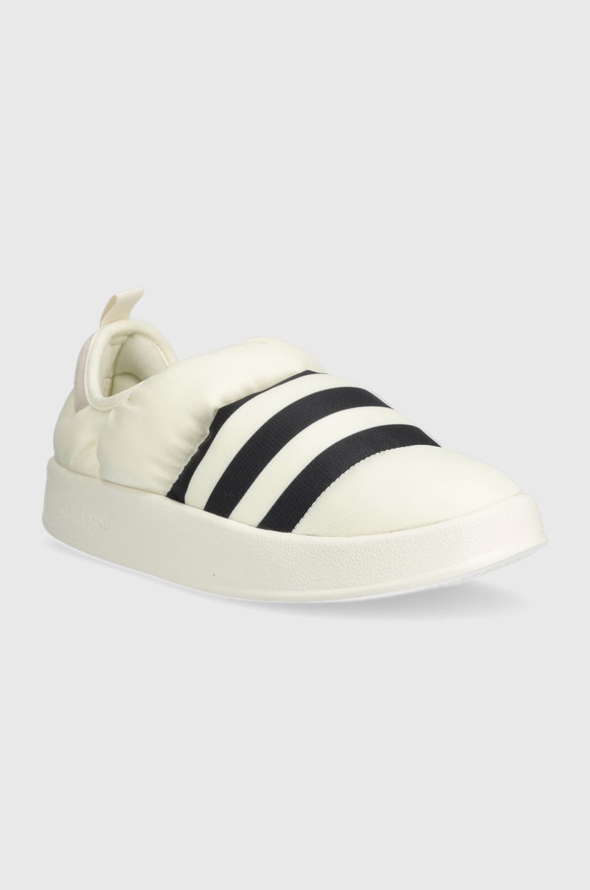 

Тапочки adidas Originals Puffylette колір бежевий