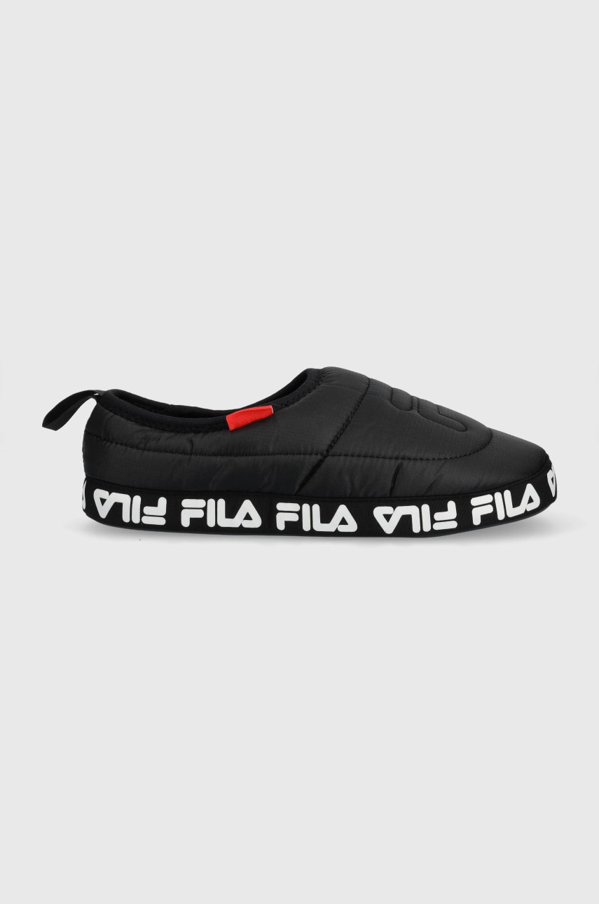 Fila Papuci De Casa Comfider Culoarea Negru